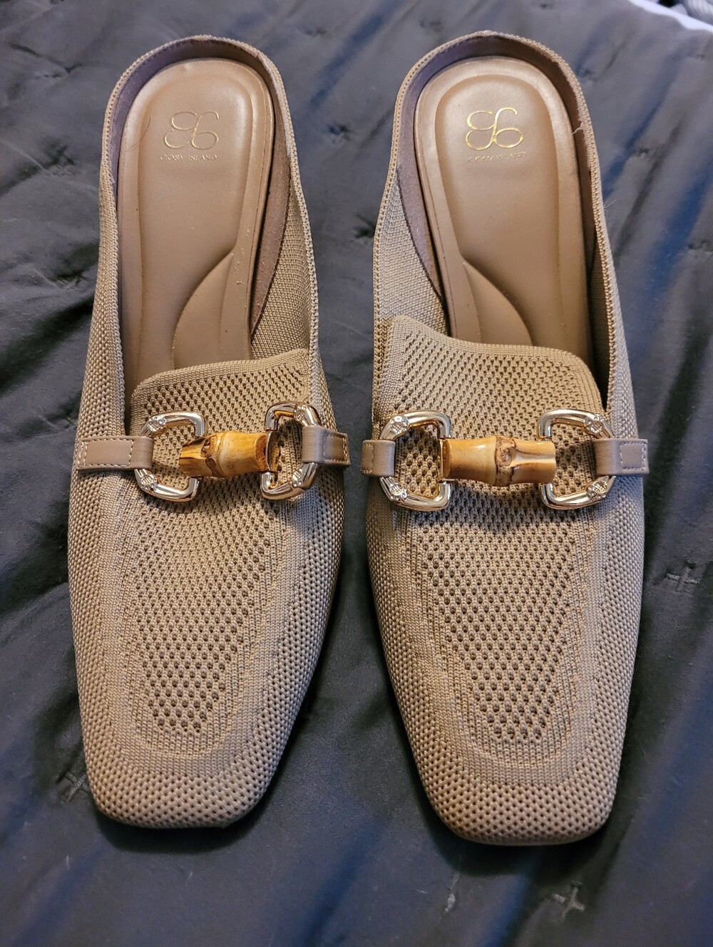 Cosy Island Bamboo Horsebit Mule